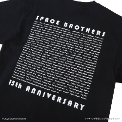 宇宙兄弟 15周年記念ALL MEMBERS Tシャツブラック