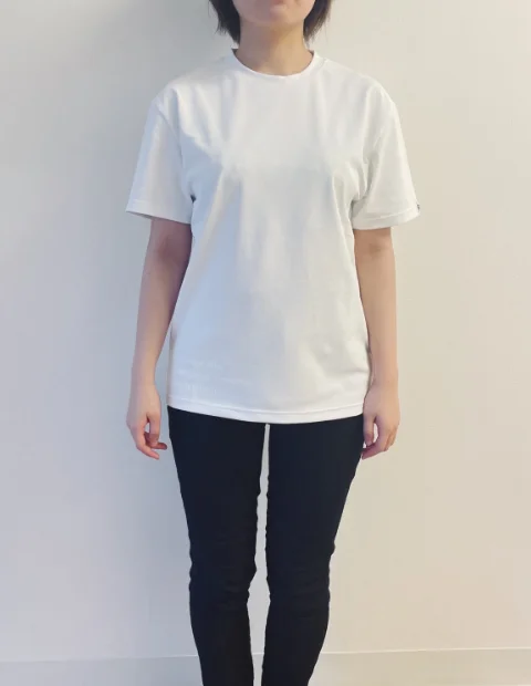 ホワイト/Mサイズ着用158cm