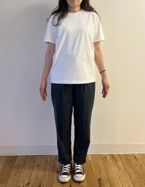 ホワイト/Mサイズ着用160cm