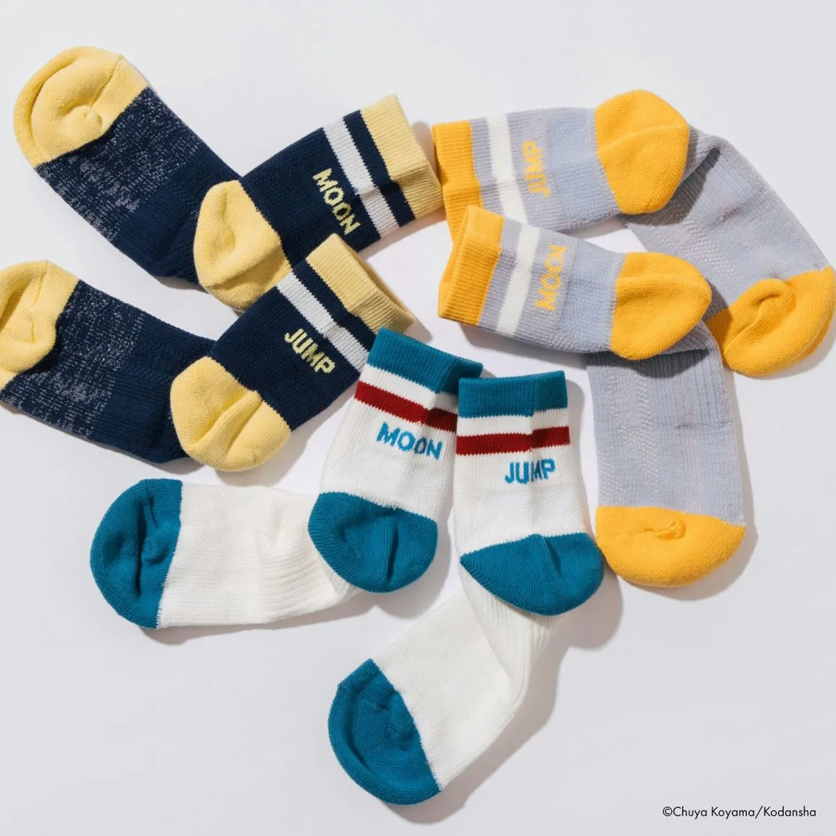【MOONWORKシリーズ】ソックス MOON JUMPver.
